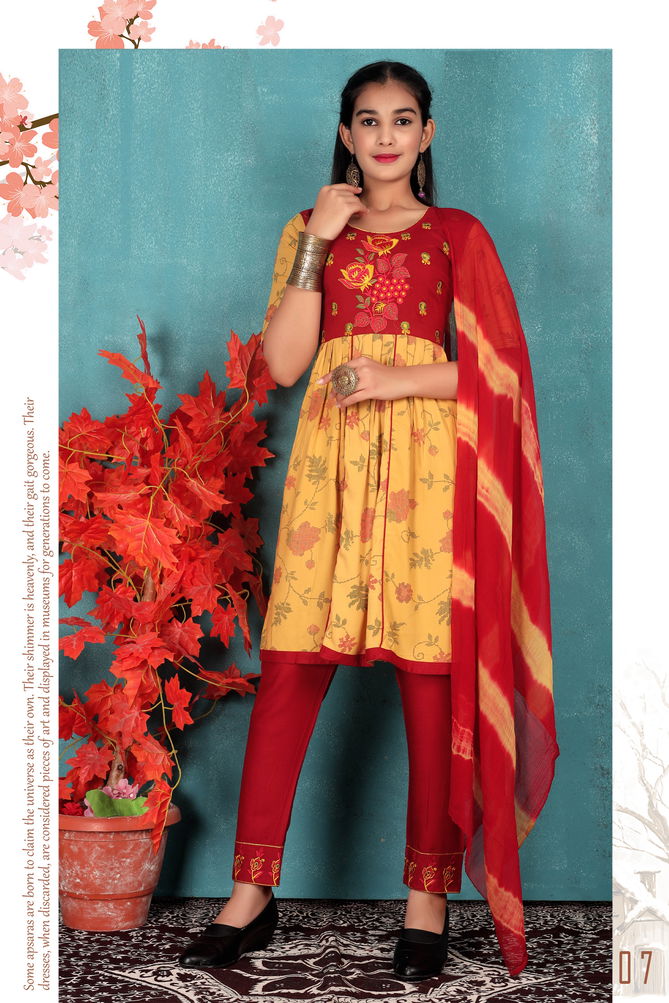 Saumya 8008 Girls Wear Readymade Suits Catalog
